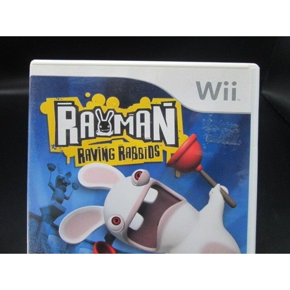 Rayman Raving Rabbids (Nintendo Wii, 2006) Complete CIB - Picture 3 of 11